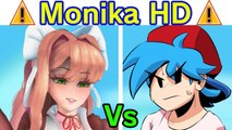 Friday Night Funkin' - VS Monika HD FULL WEEK   Cutscenes (FNF HD Mod) (Doki Doki Literature Club)