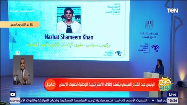 شاهد رسالة رئيسة مجلس حقوق الإنسان التابع للأمم المتحدة عن حقوق الإنسان في مصر