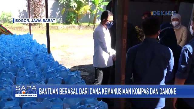 Bantuan Kompas dan Danone Bagi Warga Terdampak Covid-19