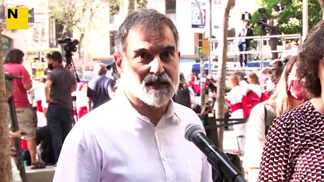 Cuixart crida a la mobilització i exigeix una llei d'amnistia com a punt de partida per a la negociació amb l'Estat