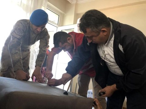 Selden etkilenen 548 aileye eşya yardımı yapıldı