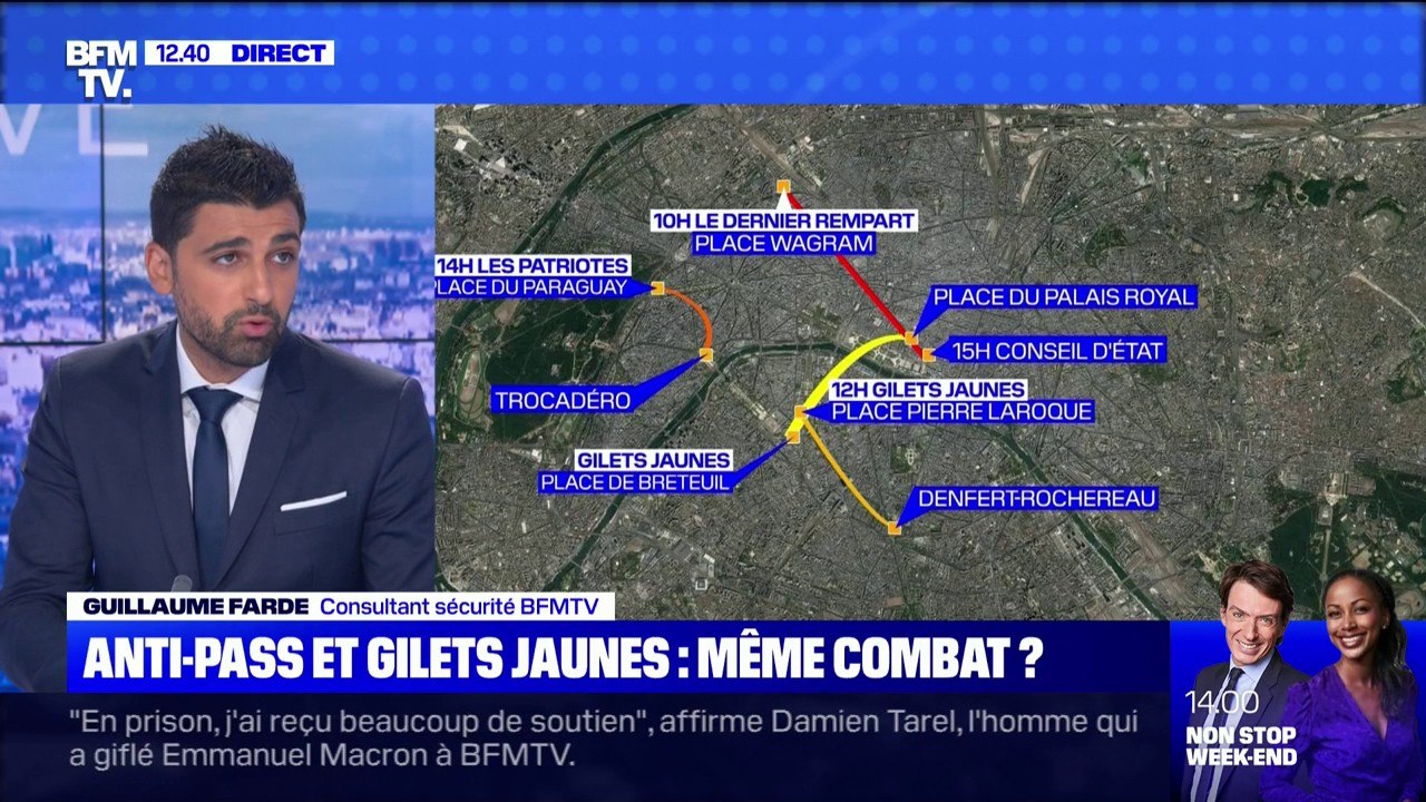 Manifestations anti-pass: un important dispositif prévu par la préfecture de police de Paris