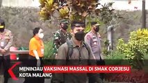 Panglima TNI, Kapolri, dan Kepala BNPB Tinjau Vaksinasi Massal 5000 Dosis di Malang