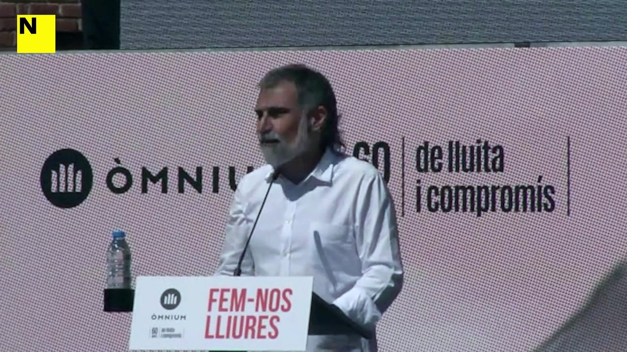 Jordi Cuixart, reclama una "gran estratègia conjunta" als partits sobiranistes per la taula de diàleg i "continuar pressionant sense cedir al xantatge de la repressió"