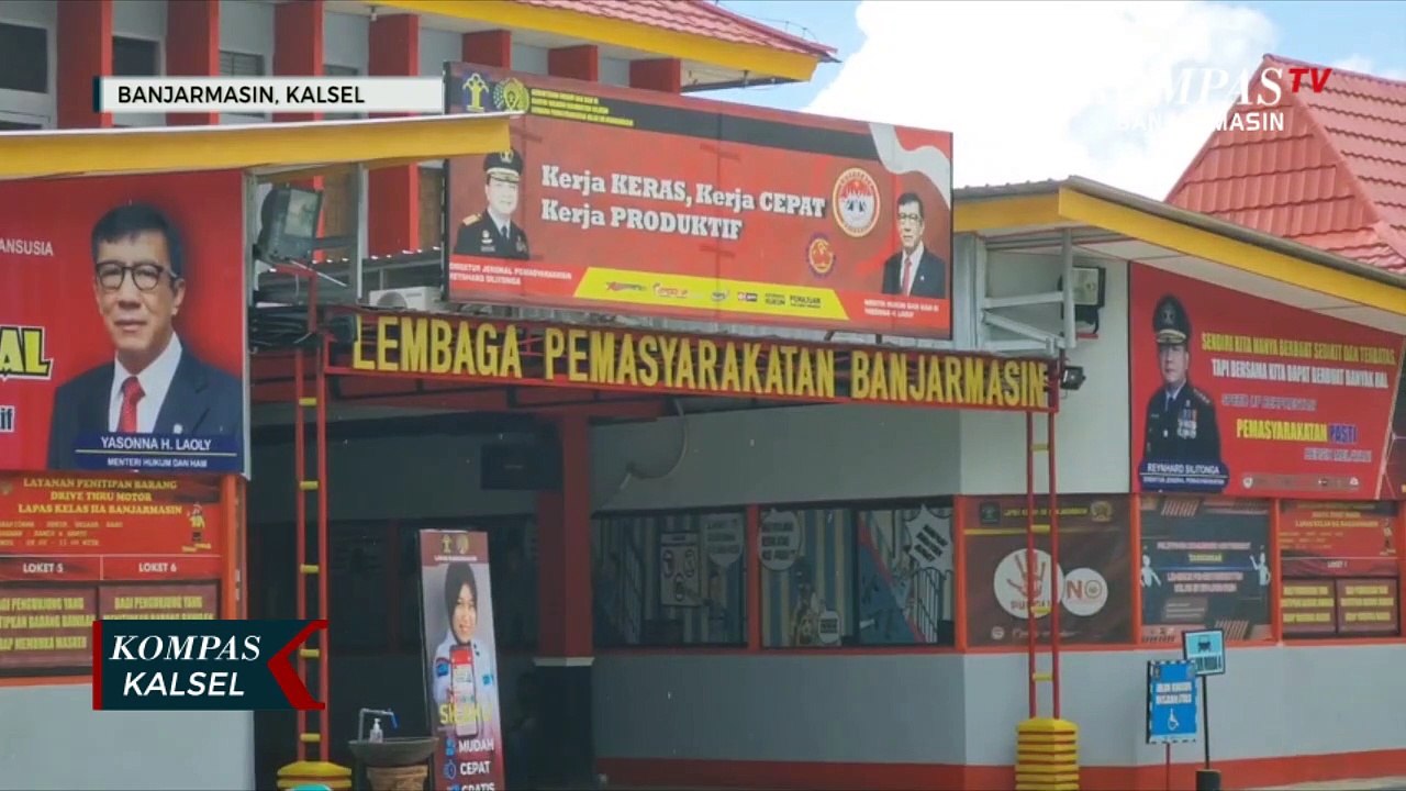 Doakan Korban Kebakaran Lapas Tangerang, Warga Binaan Lapas Banjarmasin Gelar Salat Gaib