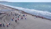 Uluslararası Kıyı Temizleme Günü etkinliği kapsamında sahil temizliği yapıldı