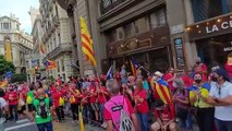 El centre de Barcelona es va omplint de manifestants per la convocatòria de l’ANC