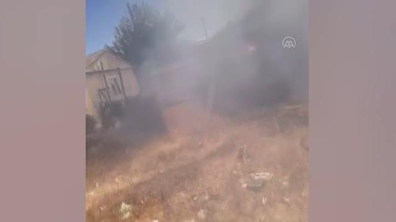 Bodrum'da mobilya atölyesinin bahçesinde çıkan yangın söndürüldü
