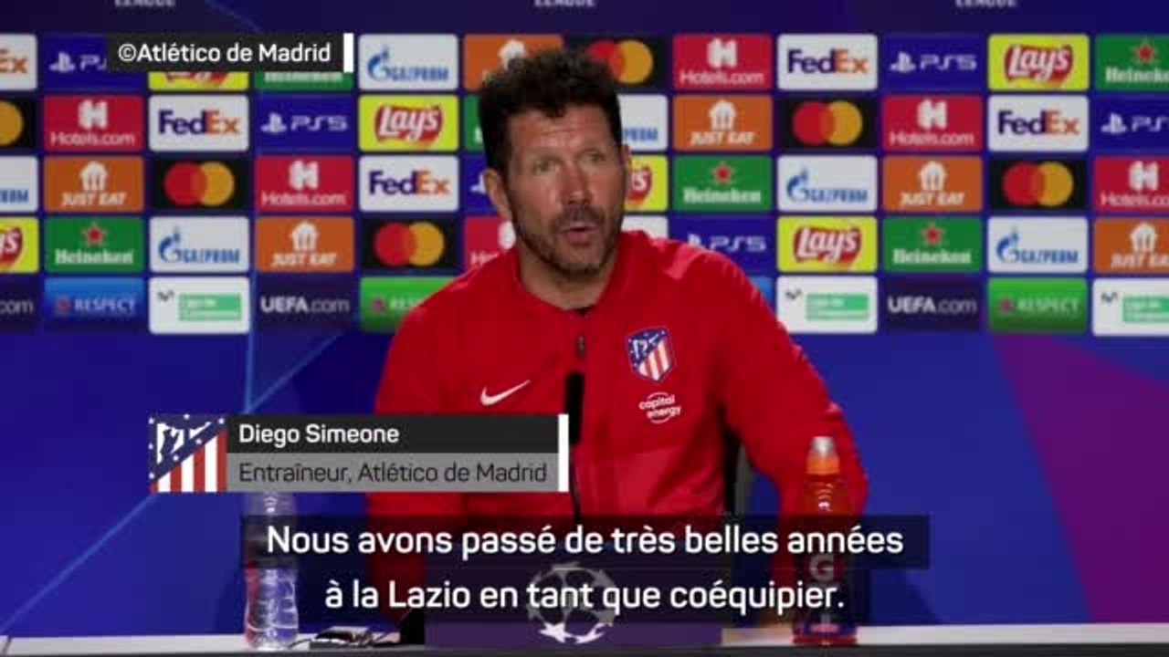 Atlético de Madrid - Simeone : "Nous allons affronter un ami, Sergio Conceição."
