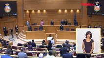 El emocionante minuto de silencio en el Senado como homenaje a las víctimas de violencia machista