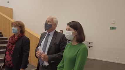 La Ministre Glatigny en visite à Saint-Louis pour la rentrée académique