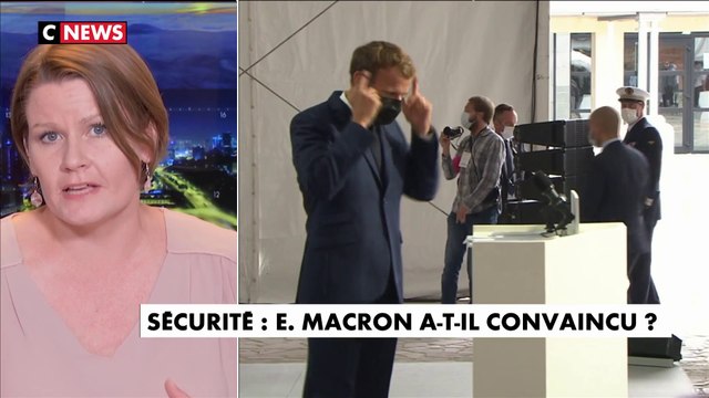 Sandra Buisson résume l'intervention d'Emmanuel Macron à Roubaix