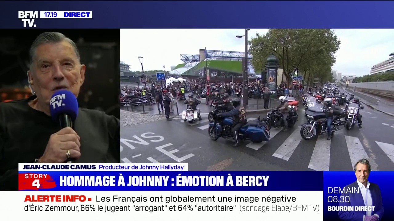 Jean-Claude Camus, producteur de Johnny Hallyday: "L'hommage qui lui est rendu, il l'a vraiment mérité"