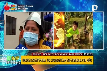 Extraña enfermedad aqueja a niño: madre desesperada pide ayuda a primera dama