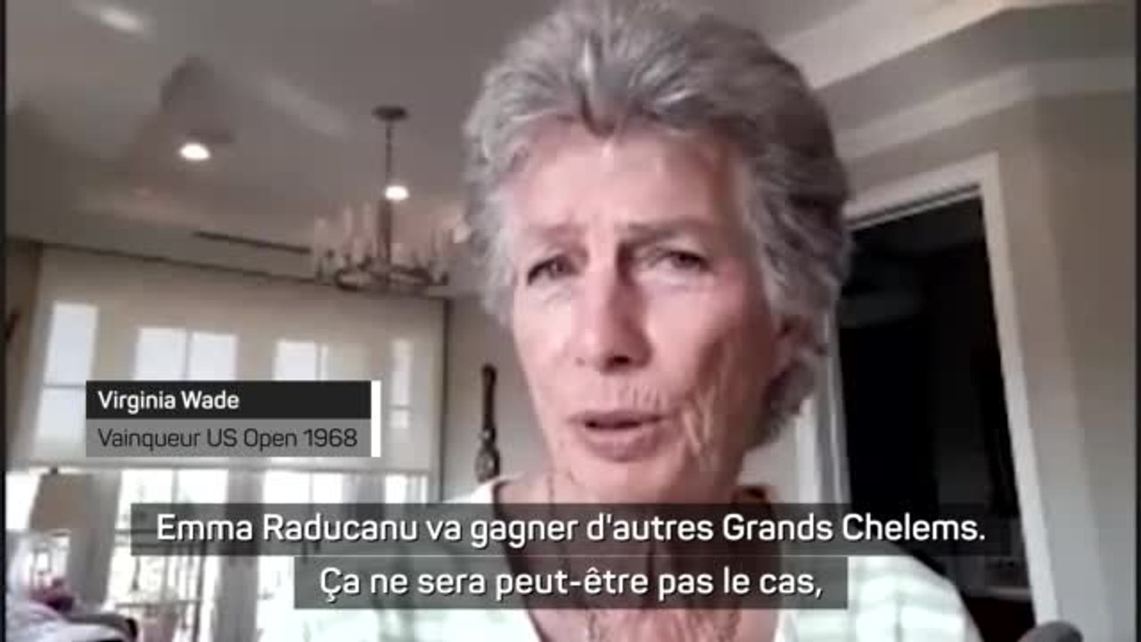 US Open - L'ancienne championne Virginia Wade voit Raducanu "gagner Wimbledon un jour"