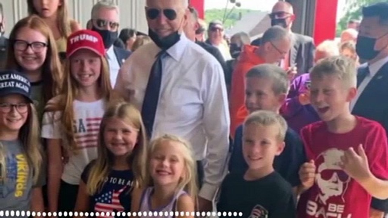 Potato Head Joe Gets Trolled By Some Trump Supporting Kids