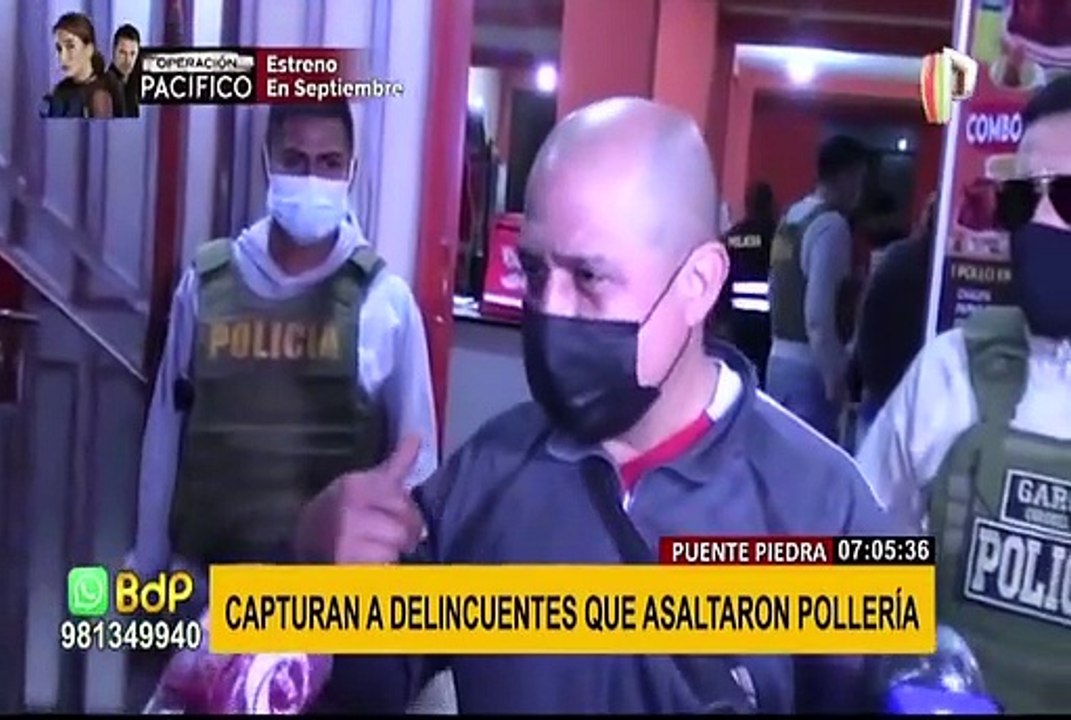 Puente Piedra: capturan a delincuentes que asaltaron pollería