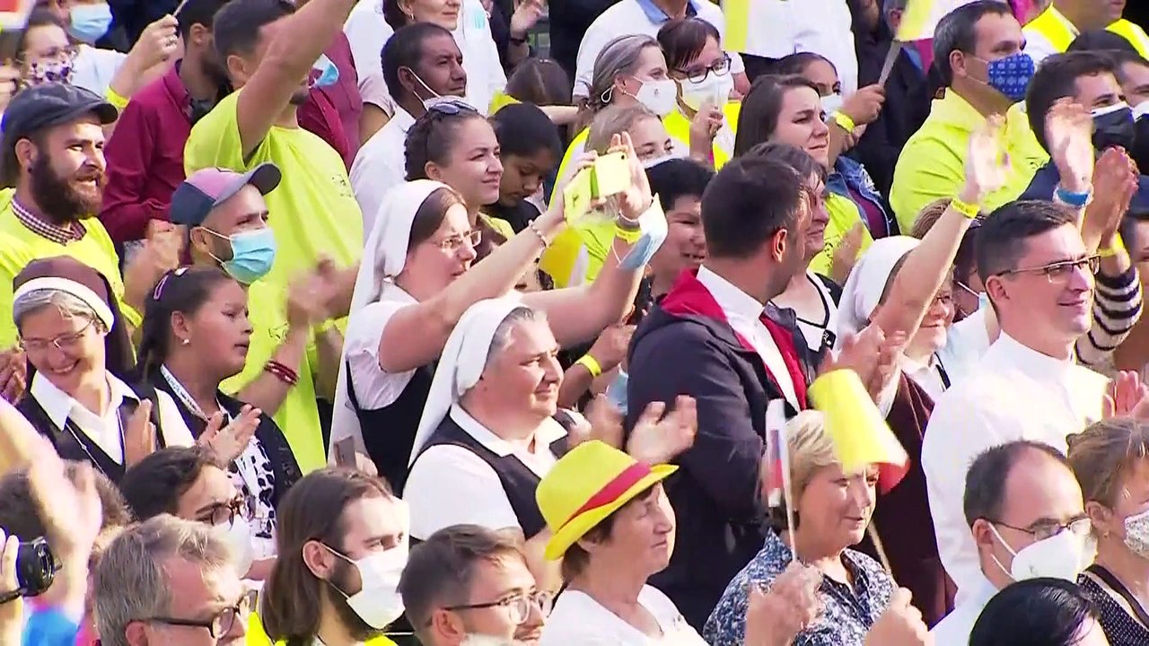 Romákkal találkozott a pápa Szlovákiában