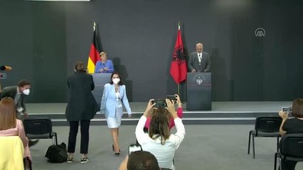Son Dakika | Almanya Başbakanı Merkel, Arnavutluk'u ziyaret etti