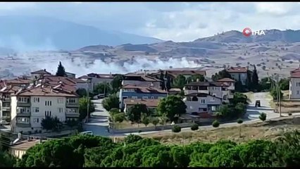 Amasya'da 10 bin balya saman kül oldu