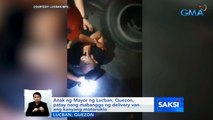 Anak ng Mayor ng Lucban, Quezon, patay nang mabangga ng delivery van ang kanyang motorsiklo | Saksi