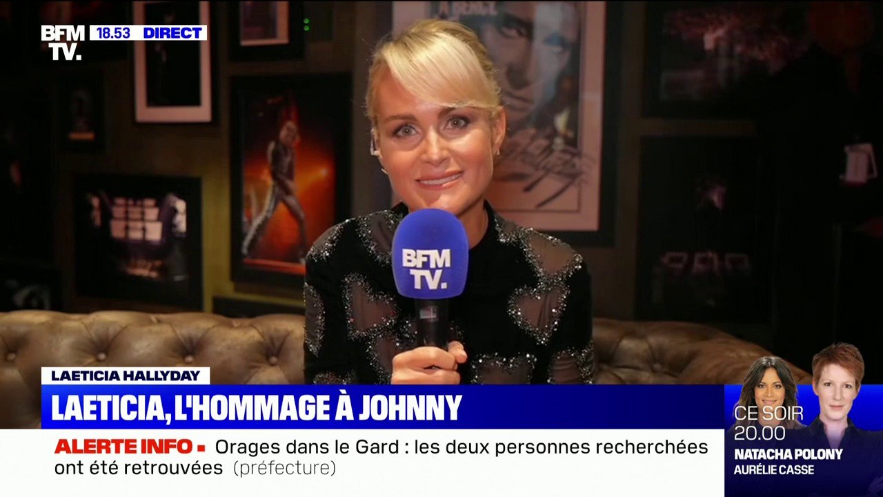 Læticia Hallyday: "Avant un concert, Johnny était très traqueur"
