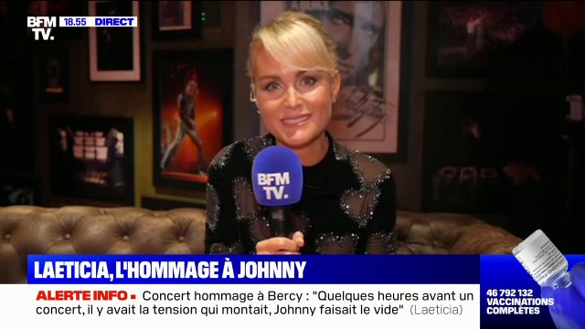 Laeticia Hallyday: C'était beaucoup d'émotion de revoir les fans (...) prêts à célébrer Johnny pour l'éternité