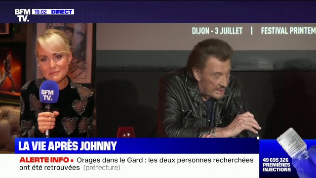 Des concerts avec un hologramme de Johnny? Læticia Hallyday veut mener un combat pour que la mémoire de l'artiste soit protégée