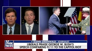 George W. Bush now darling of liberal media_ Glenn Greenwald.  The Deep State has declared war on American citizens who oppose the Deep State.