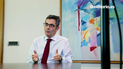 Bolaños, sobre el PP: "No cumplir la ley y la Constitución y además hacer alarde de ello es un comportamiento bastante antidemocrático e  inaceptable"