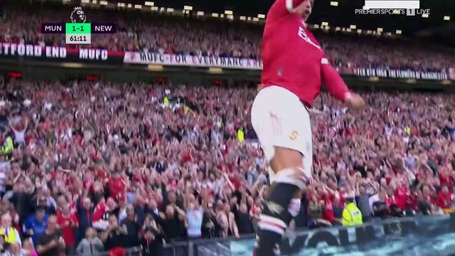 Cristiano Ronaldo 2nd Goal - Manchester United vs Newcastle United 2-1 11/09/2021
