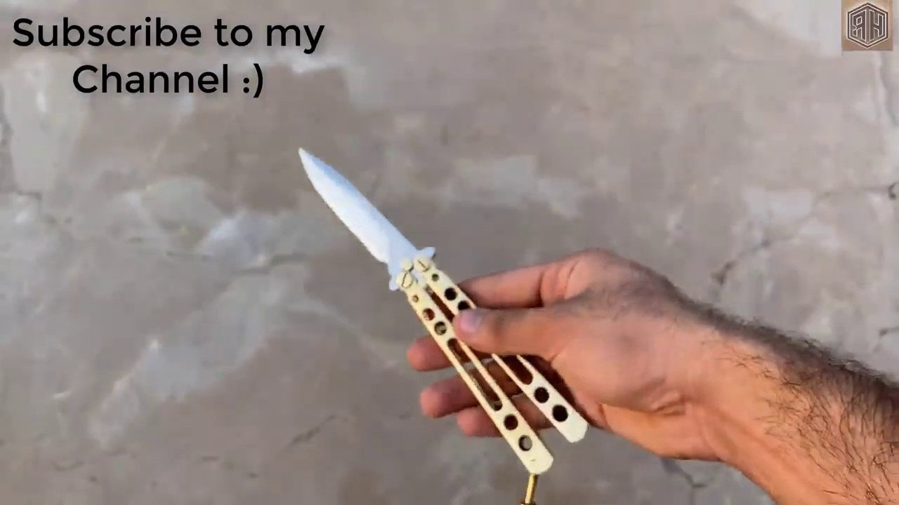 Rusted Spring  Converted into a  knife