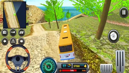 Off Uphill Bus Driving Stunt 2021