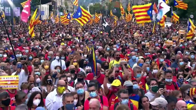 El discurs d'Elisenda Paluzie a la manifestació de la Diada: President, faci la independència!