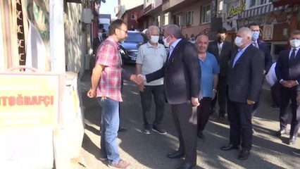 TBMM Başkanı Şentop esnaf ziyareti yaptı