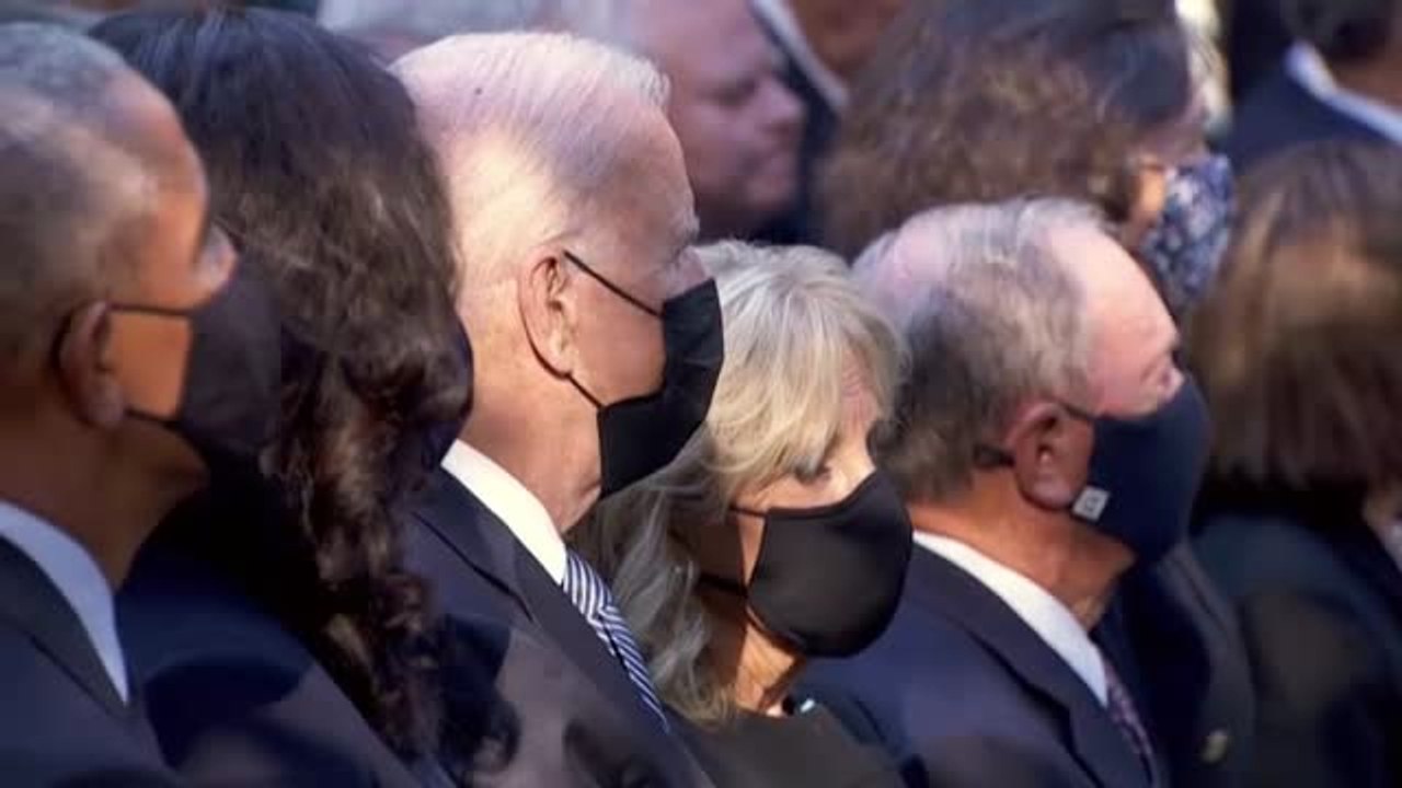 Emotiva lectura de los nombres de todas las víctimas en los atentados de las Torres Gemelas