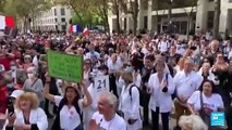 Este sábado el personal de cuidado lideró las protestas contra el pase sanitario en Francia