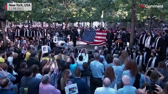 ABD'de 11 Eylül terör saldırılarının 20. yılında kurbanlar için anma töreni