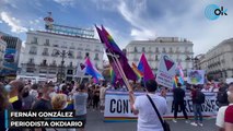 Cientos de personas se manifiestan en Madrid contra  las agresiones homófobas pese al ataque falso de Malasaña