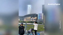 ¿Ovnis o Dios? Un misterioso pilar de luz causó desconcierto entre los habitantes de una ciudad de China