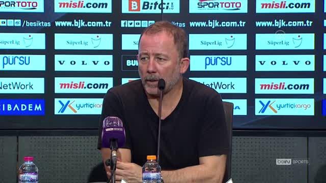 Beşiktaş-Yeni Malatyaspor maçının ardından - Sergen Yalçın (1)