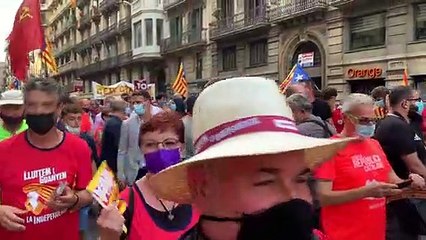 Junqueras increpat en la Diada 2021