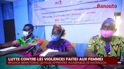 Lutte contre les violences faites aux femmes: Rifonga-Bénin forme 20 apprenties vulnérables de Natitingou