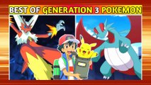Top 10 Non legendary Pokemon in generation 3 | Top 10 best Pokemon from hoenn region | Ash Sceptile