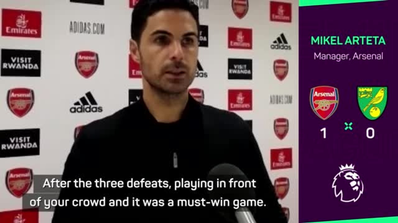 Arteta hails best 15 days of career as Gunners get off the mark
