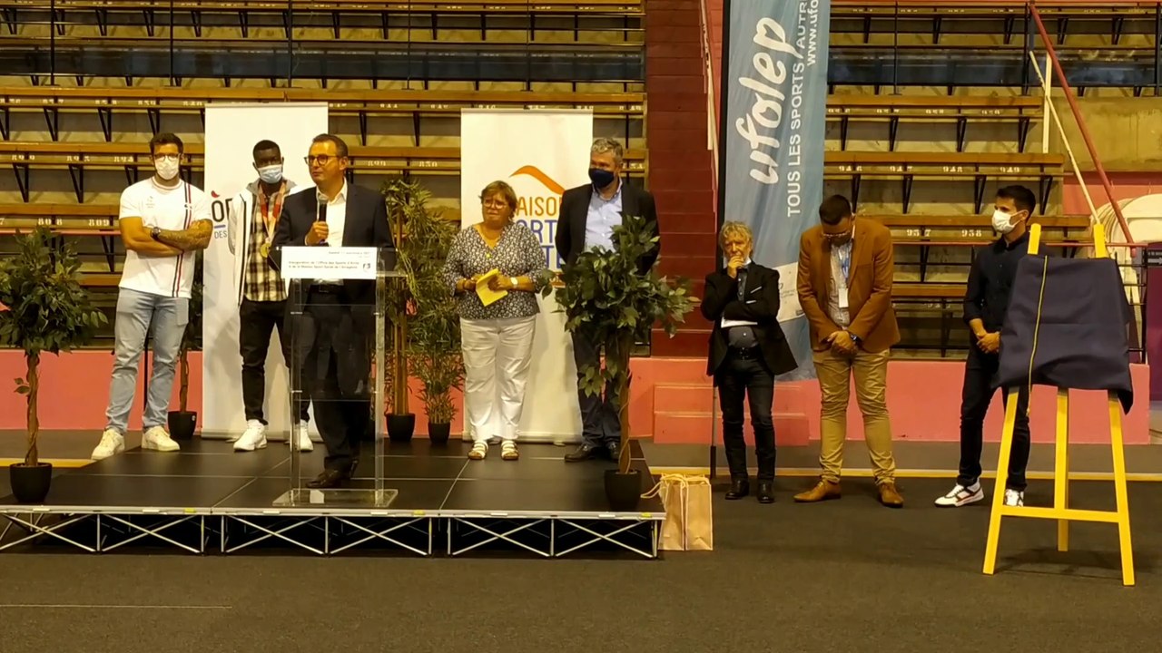 Inauguration de l'Office des Sports et de la Maison Sport Santé de l'arrageois - Discours du maire - 11/09/2021