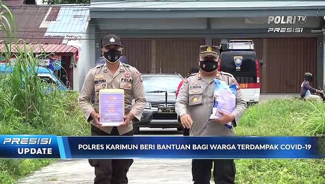 Sosok Humanis Kapolres Karimun Gelar Kegiatan Bakti Sosial dan Bagikan Bantuan Berupa Sembako ke Warga