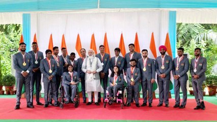 Video of PM Modi's meeting with Paralympic players released
