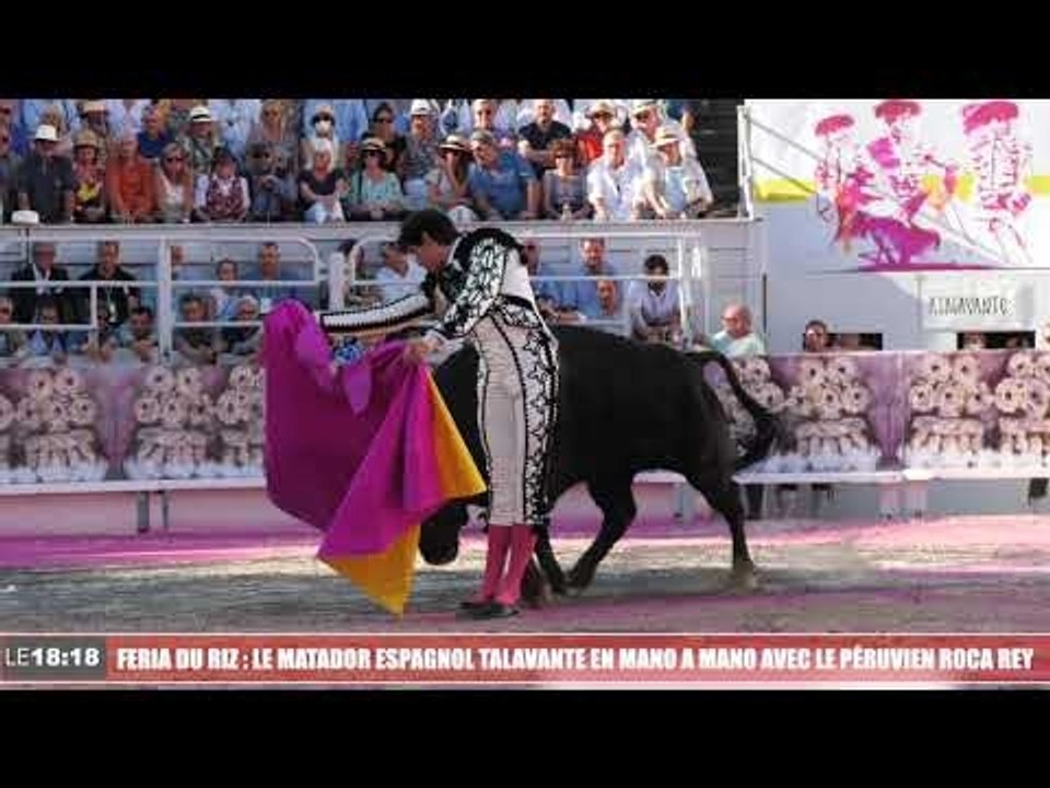 Feria du riz à Arles : l'espagnol Talavante en mano a mano avec le péruvien Roca Rey