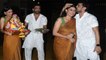 Ganesh Utsav 2021 : Eijaz Khan Pavitra Puniya ने Husband Wife की तरह किया Ganesh Visarjan